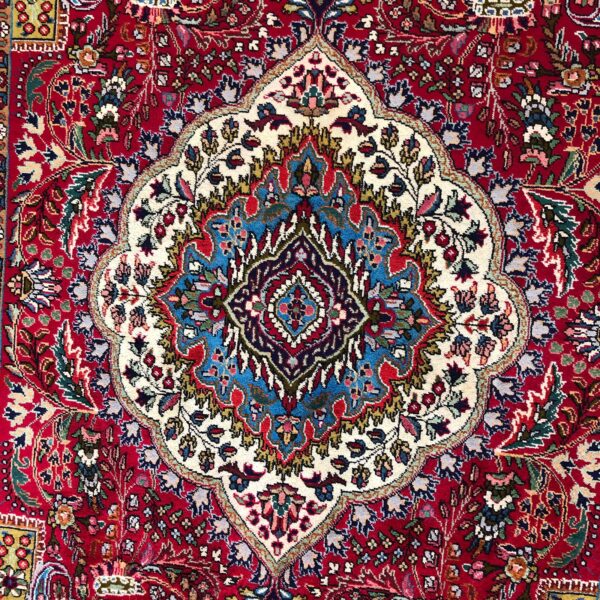 handmade persian carpet red