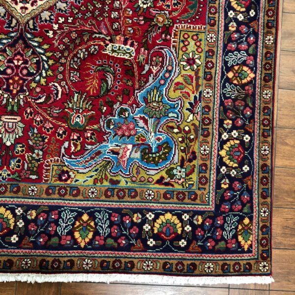 handmade persian carpet red